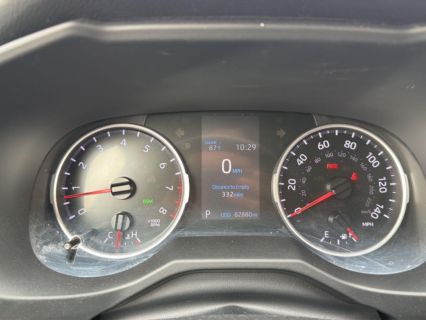 Used 2021 Ruby Flare Pearl Toyota LE image 3