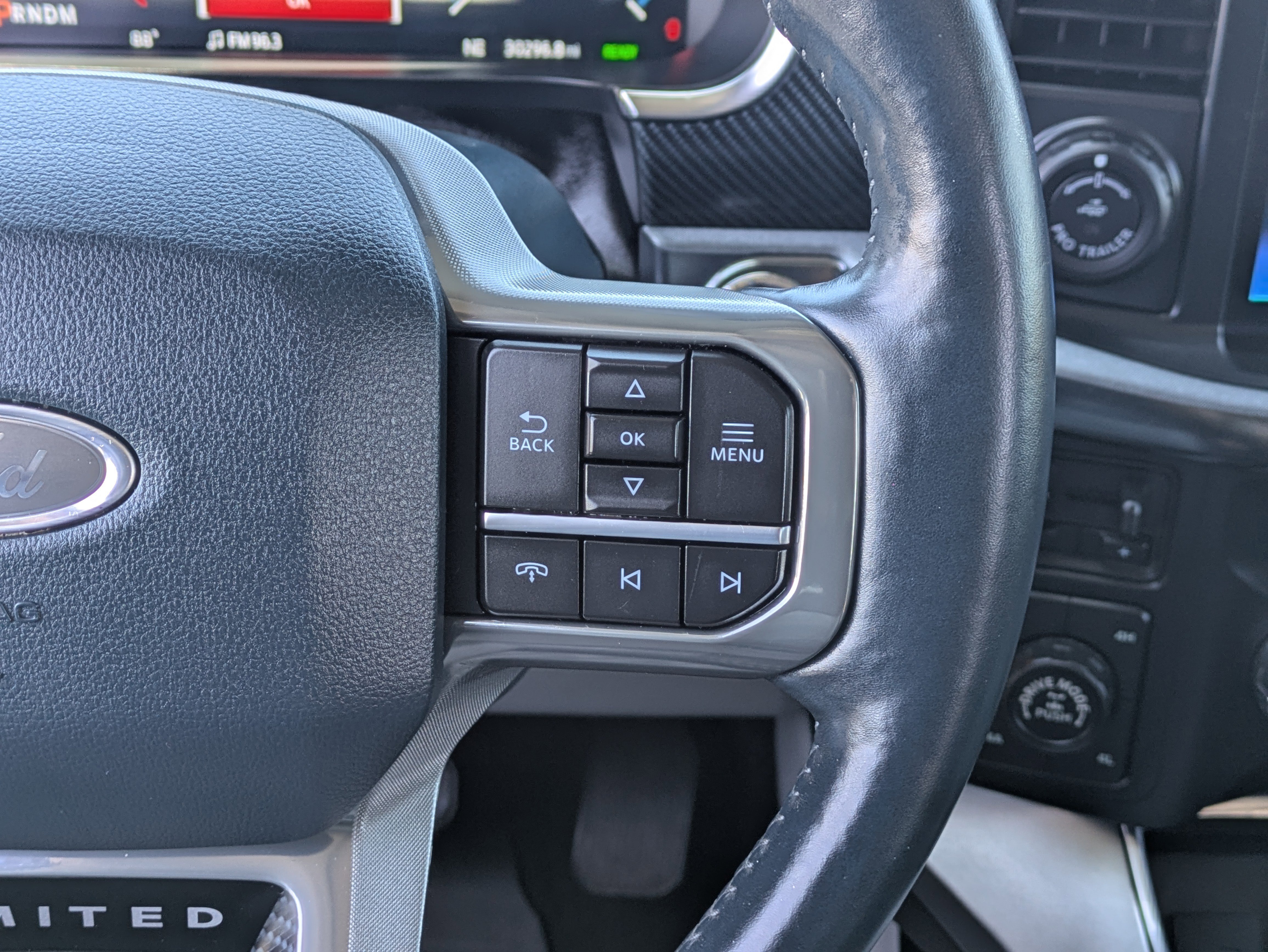 Used 2023 White Metallic Ford Limited image 21