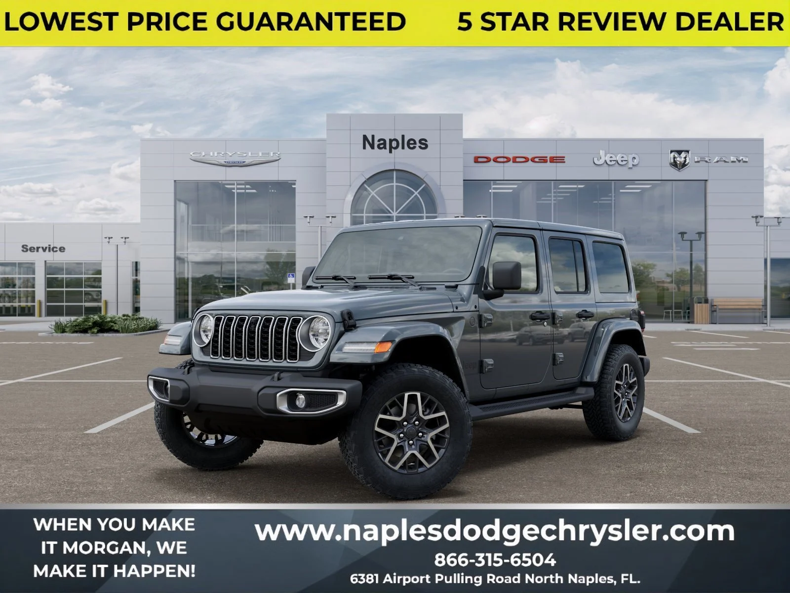 New 2026 Anvil Clear-Coat Exterior Paint Jeep Sahara image 1