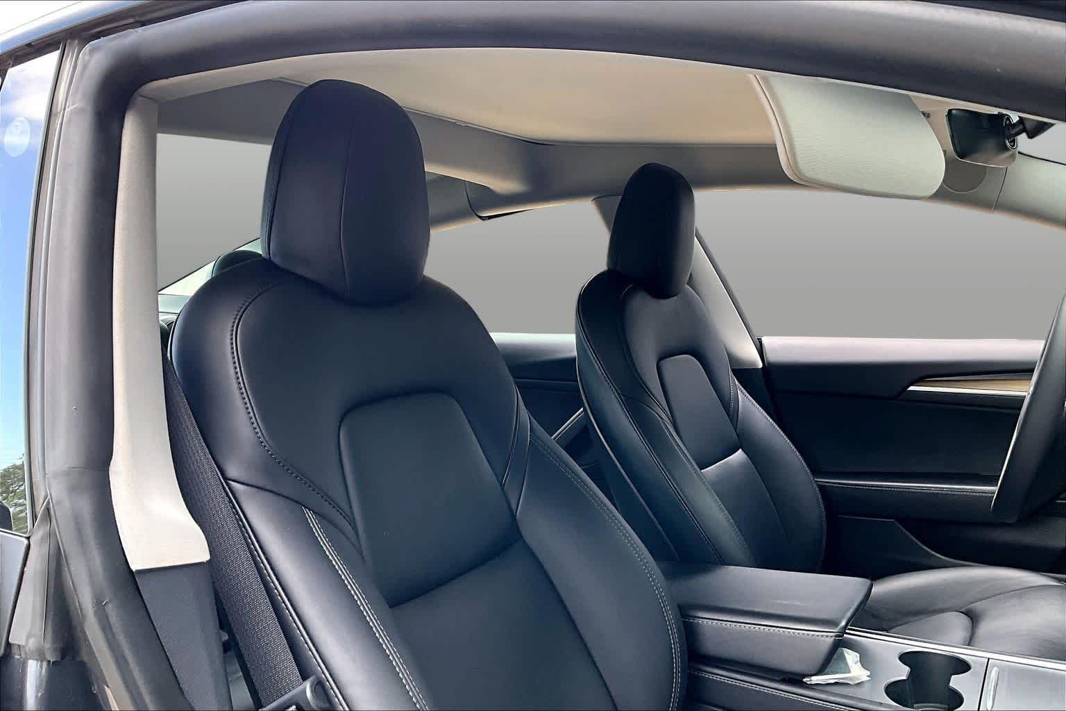 Used 2021 Deep Blue Metallic Tesla Standard Range Plus image 8