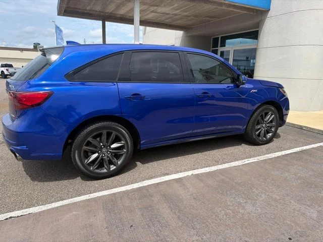 Used 2019 Blue Acura 3.5L Technology Pkg w/A-Spec Pkg image 3