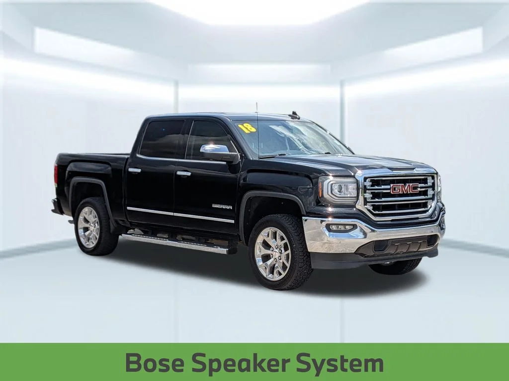 Used 2018 Black GMC SLT image 9