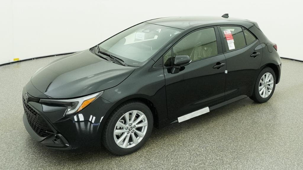 Midnight Black Metallic 2026 Toyota Corolla Hatchback SE FWD Hatchback Front-Wheel Drive