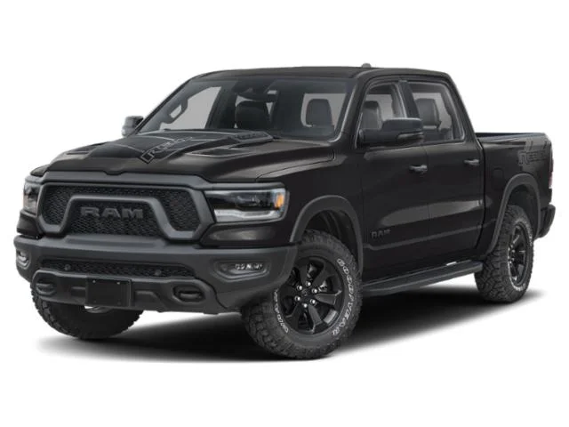 Used 2024 Diamond Black Crystal Pearlcoat RAM Rebel Crew Cab 4x4 57