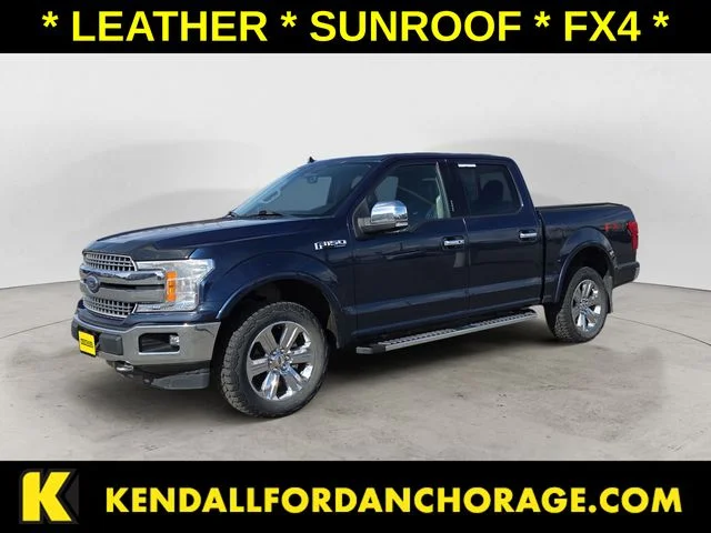 Used 2018 Blue Ford Lariat image 1