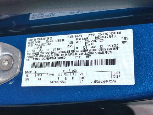 Used 2023 Blue Ford Active image 35