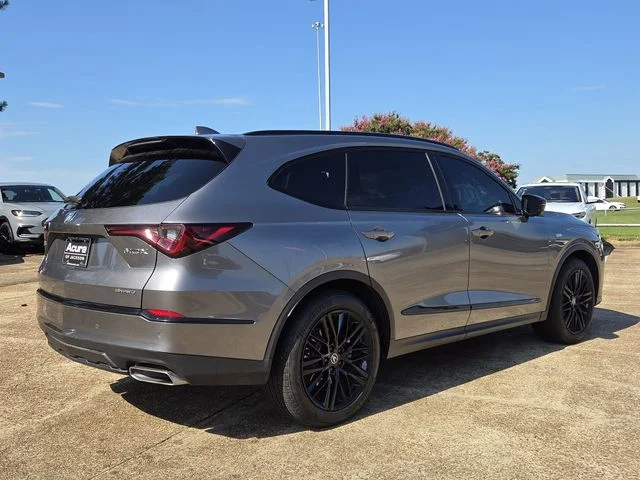 Certified Used 2025 Liquid Carbon Metallic Acura SH-AWD A-SPEC ADV image 4
