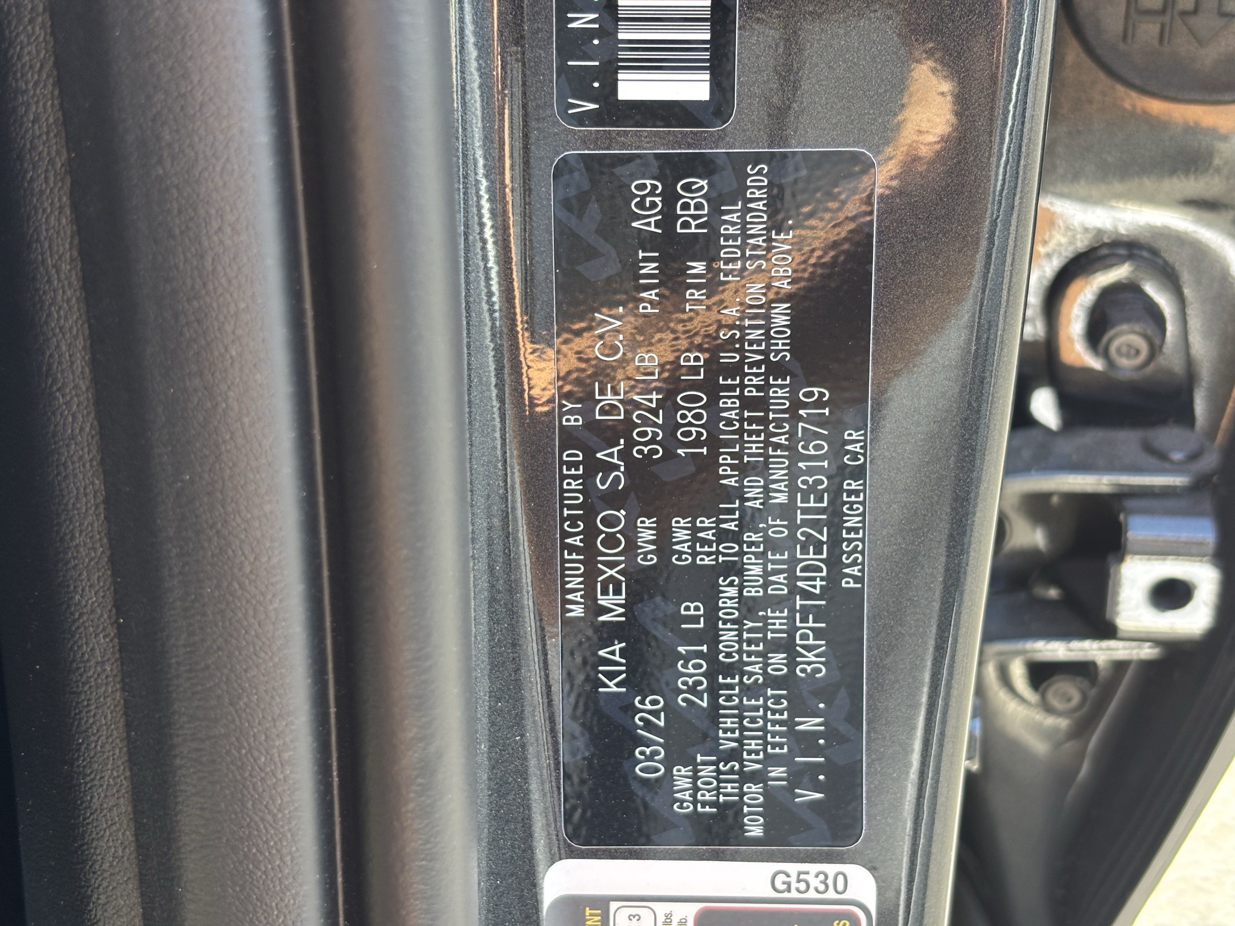 New 2026 Interstellar Gray Kia LX image 30
