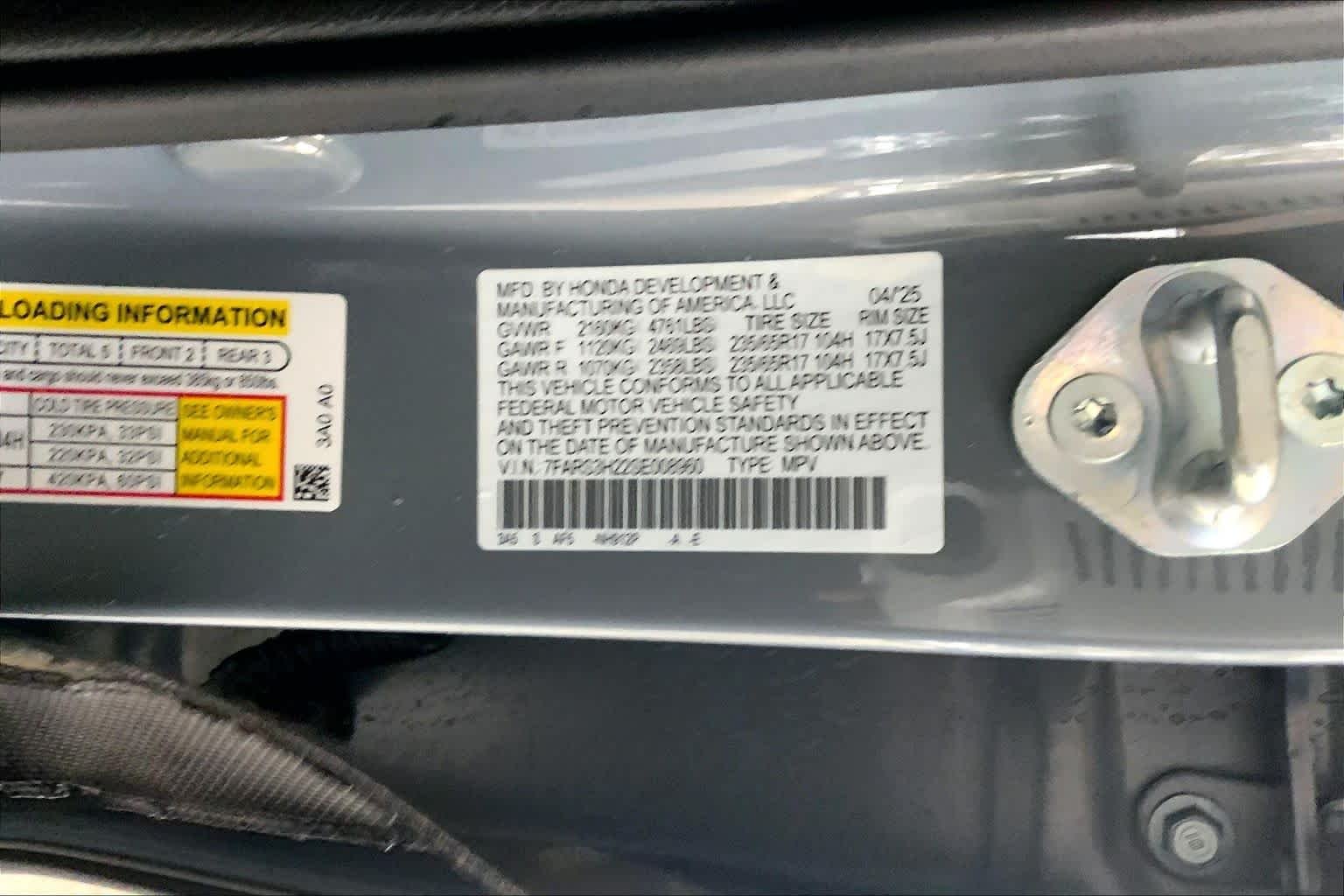Used 2025 Urban Gray Pearl Honda LX image 31