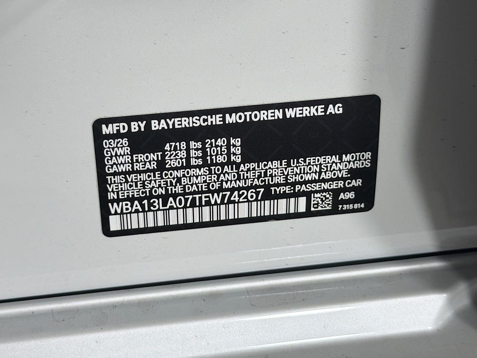 New 2026 Mineral White Metallic BMW 330i image 33