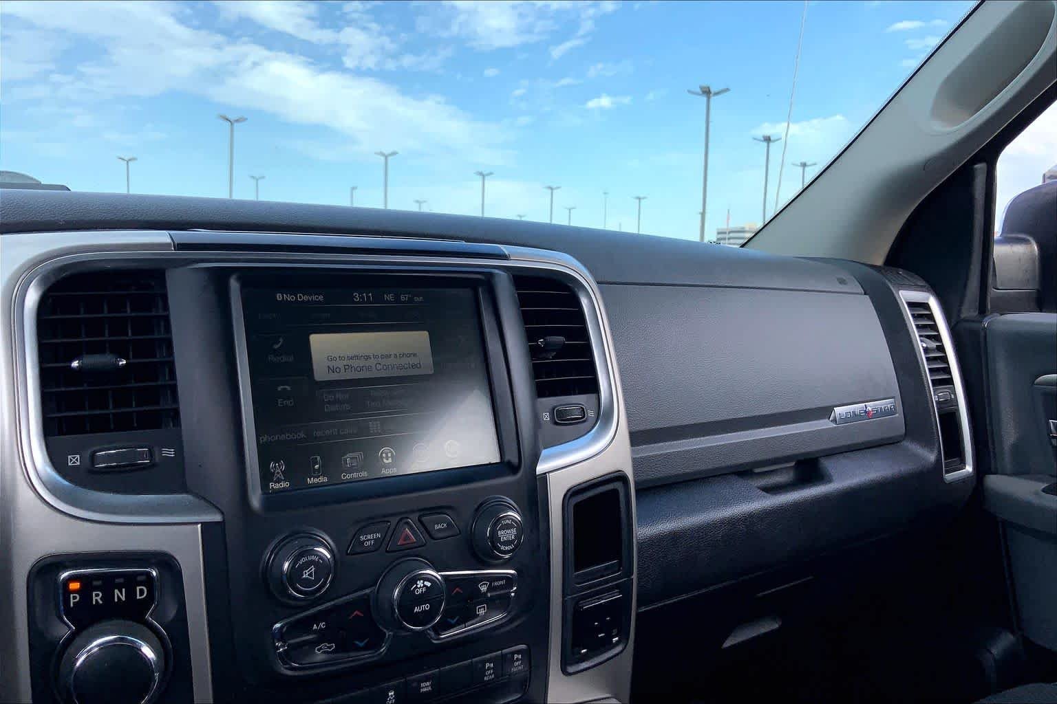 Used 2017 Granite Crystal Metallic Clearcoat Ram Lone Star Silver image 35