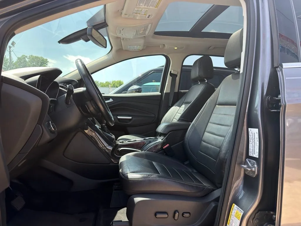 Used 2014 Ford Escape Titanium with VIN 1FMCU9JXXEUC28651 for sale in Wellington, OH
