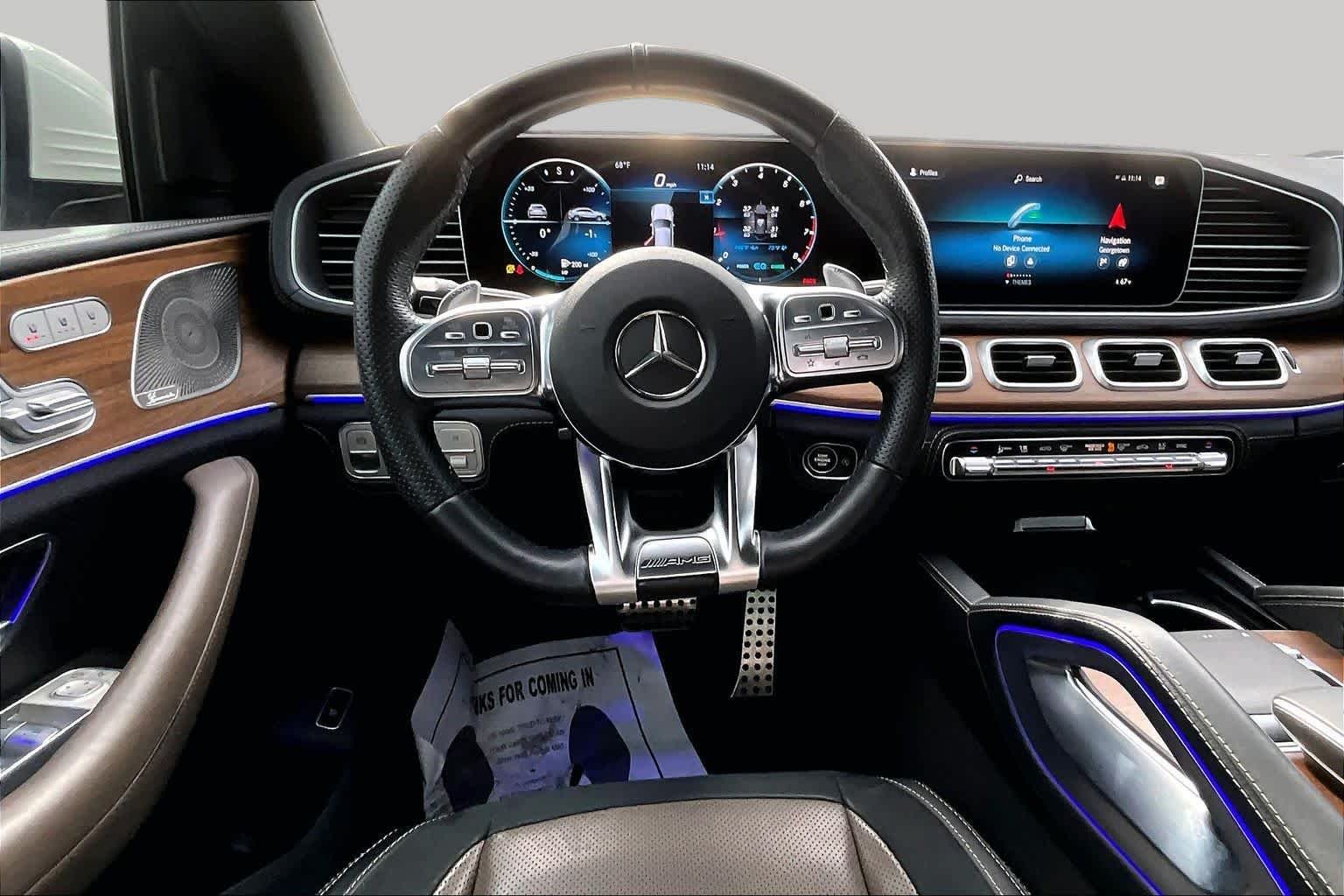 Used 2021 designo Diamond White Metallic Mercedes-Benz AMG® GLE 53 image 6