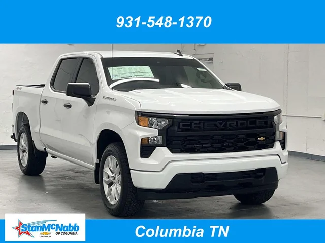 New 2026 Chevrolet Silverado 1500 Custom Four Wheel Drive Crew Cab