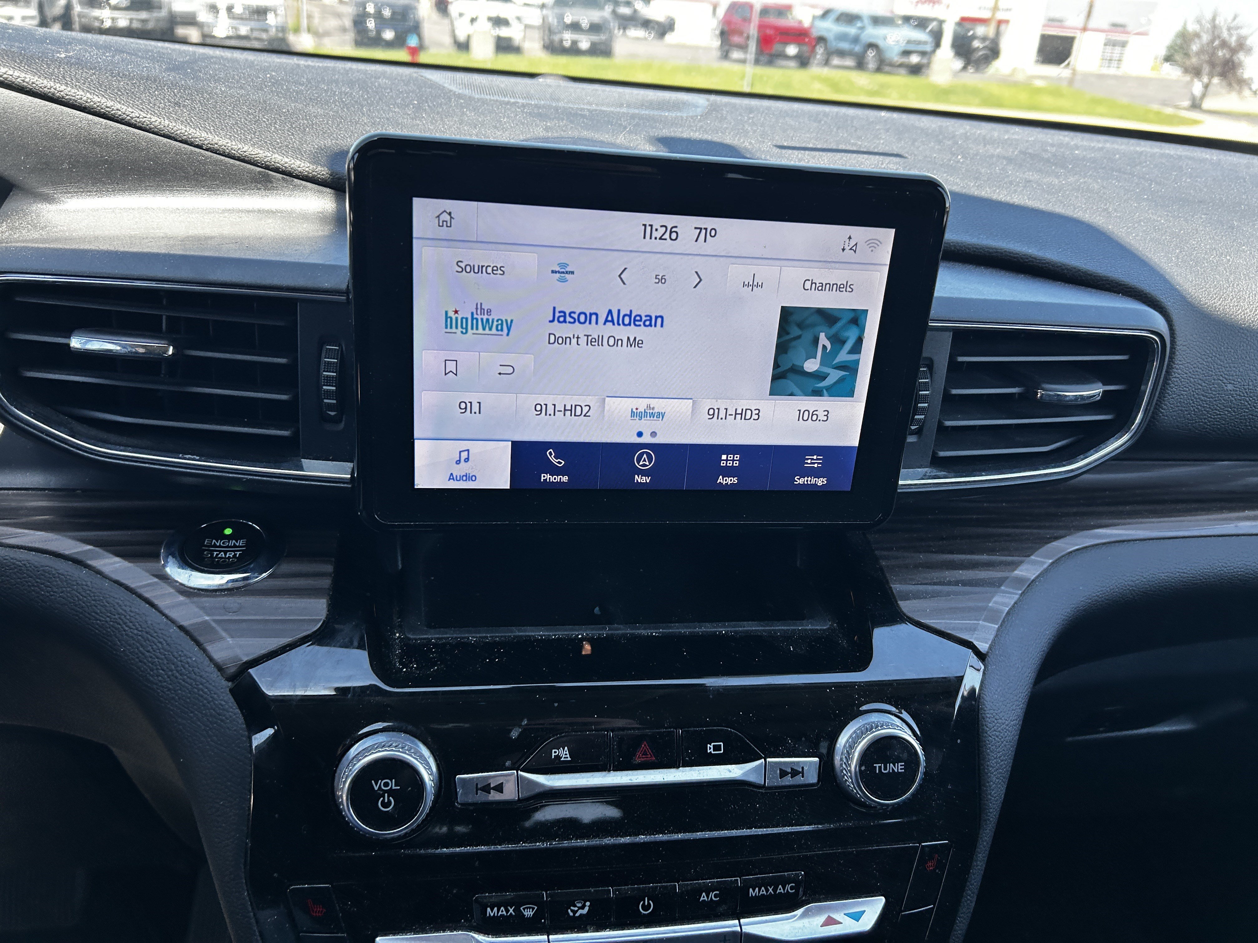 Used 2021 Atlas Blue Metallic Ford Limited image 15
