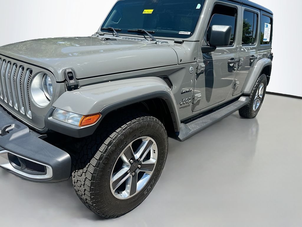 Used 2020 Sting-Gray Clearcoat Jeep Sahara image 3