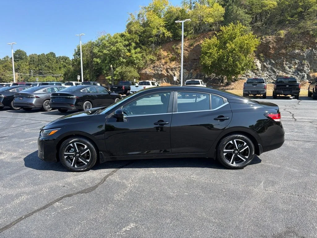 Used 2025 Super Black Nissan SV image 4