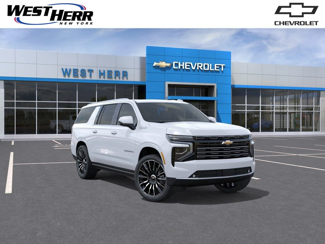 New 2026 Polar White Tricoat Chevrolet High Country image 1
