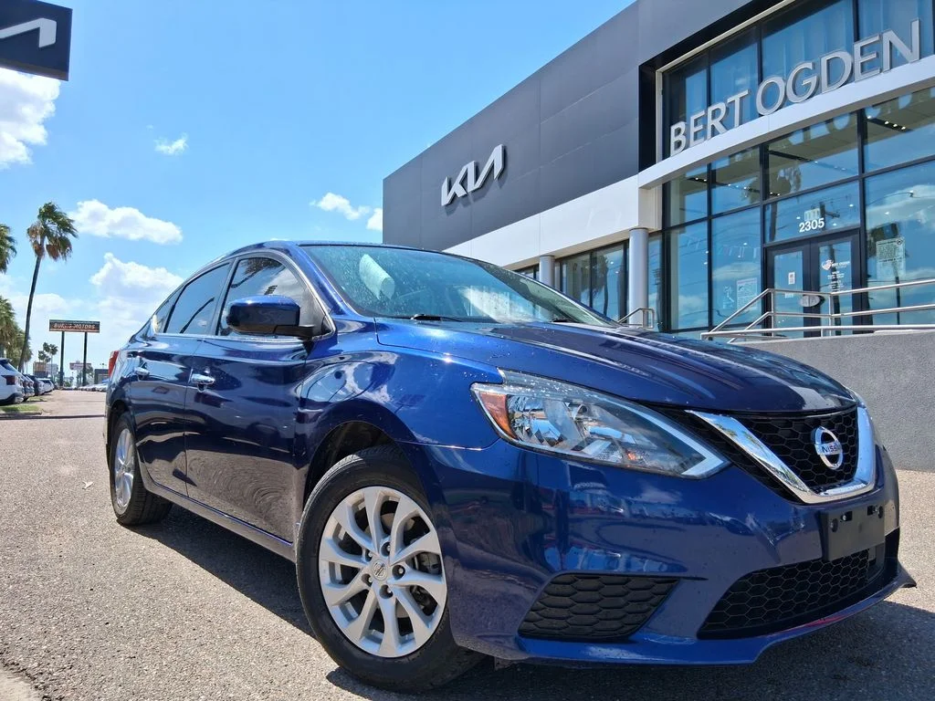Used 2019 Blue Nissan SV image 1