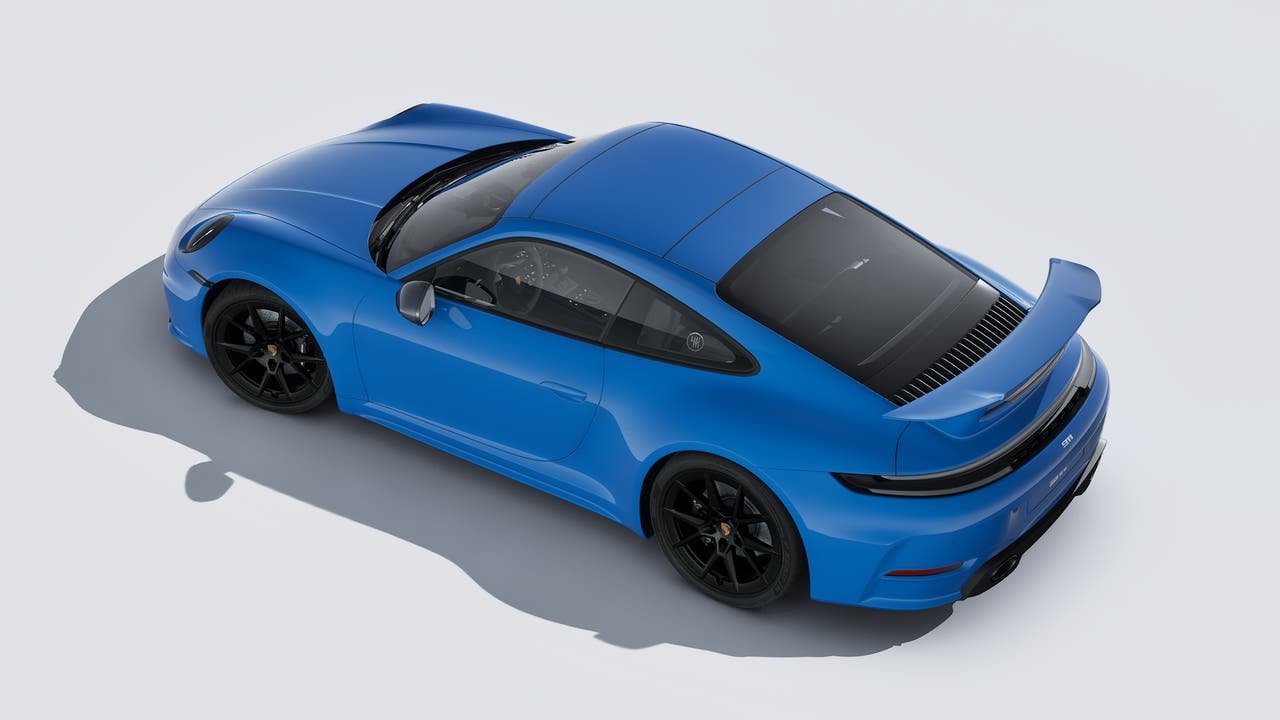New 2026 Lugano Blue Porsche Carrera T image 4