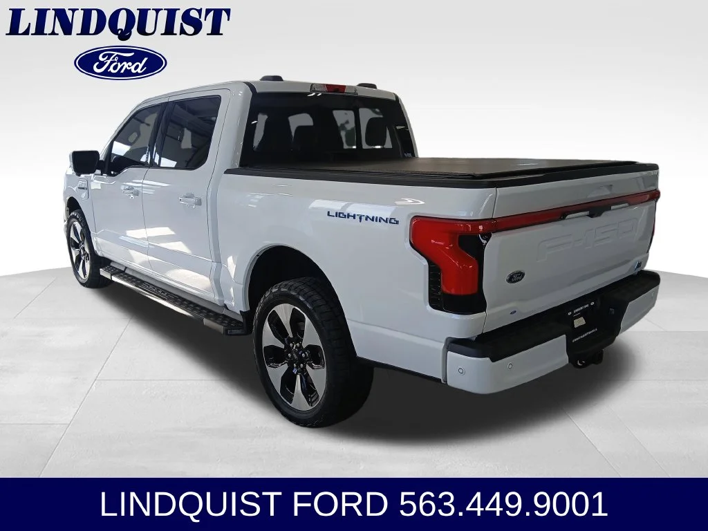 Used 2023 Ford F-150 Lightning Platinum with VIN 1FT6W1EV0PWG11897 for sale in Bettendorf, IA