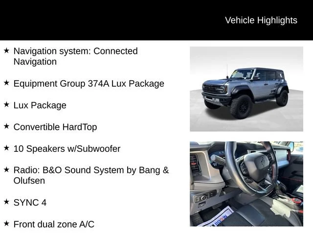 Used 2023 Silver Ford Raptor image 8