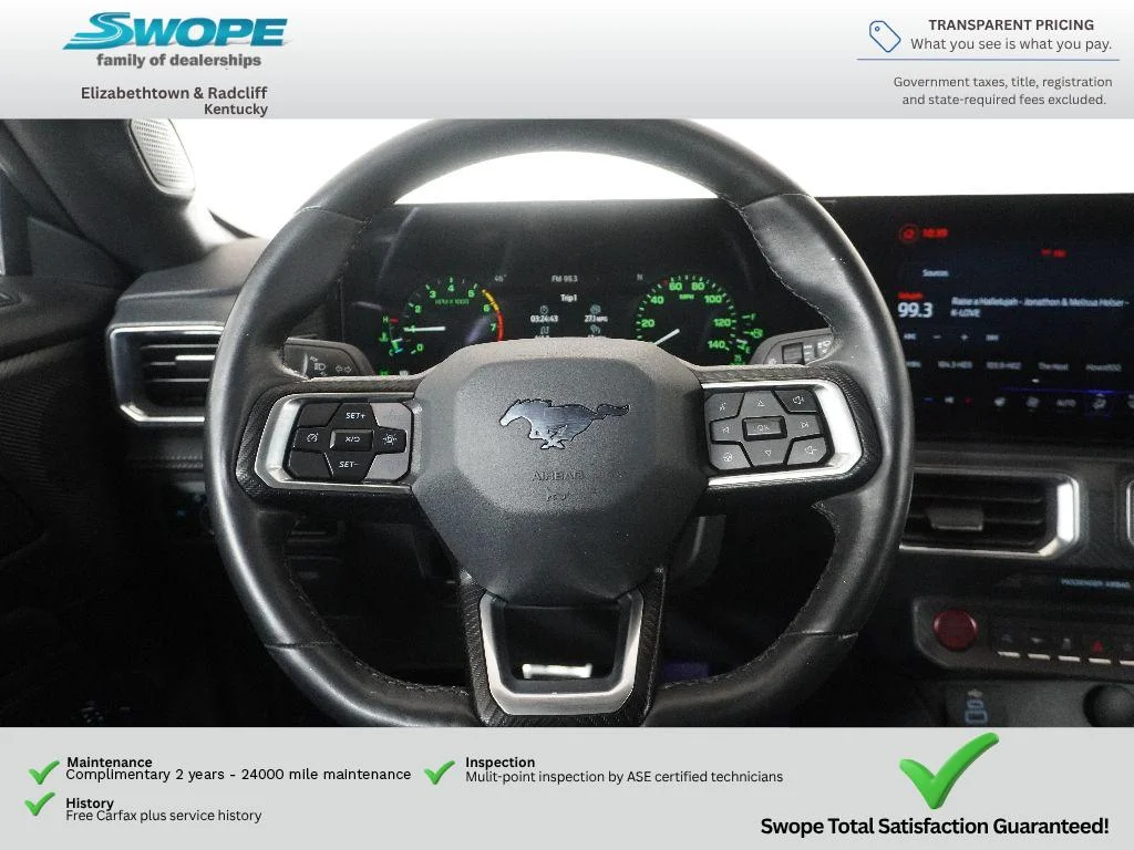 Used 2024 Race Red Ford EcoBoost Premium image 15