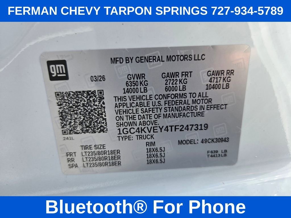 New 2026 Polar White Tricoat Chevrolet High Country DRW image 22