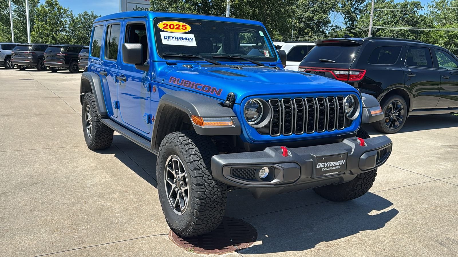 Used 2025 Blue Jeep Rubicon image 2