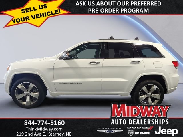 Used 2016 Jeep Grand Cherokee Overland with VIN 1C4RJFCT7GC504616 for sale in Kearney, NE