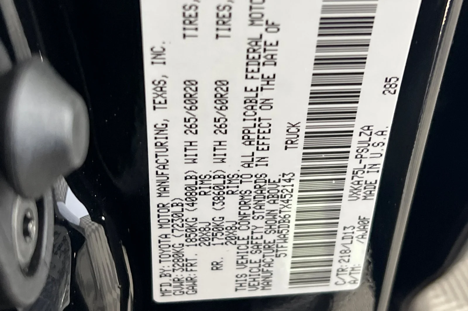 New 2026 Midnight Black Metallic Toyota  Limited image 20