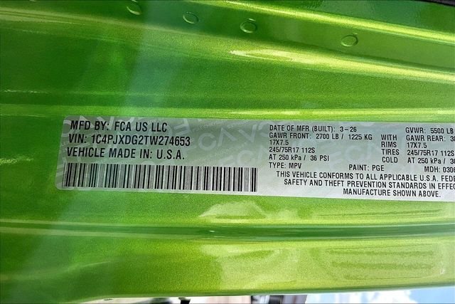 New 2026 Jeep Wrangler Sport S 4D Sport Utility