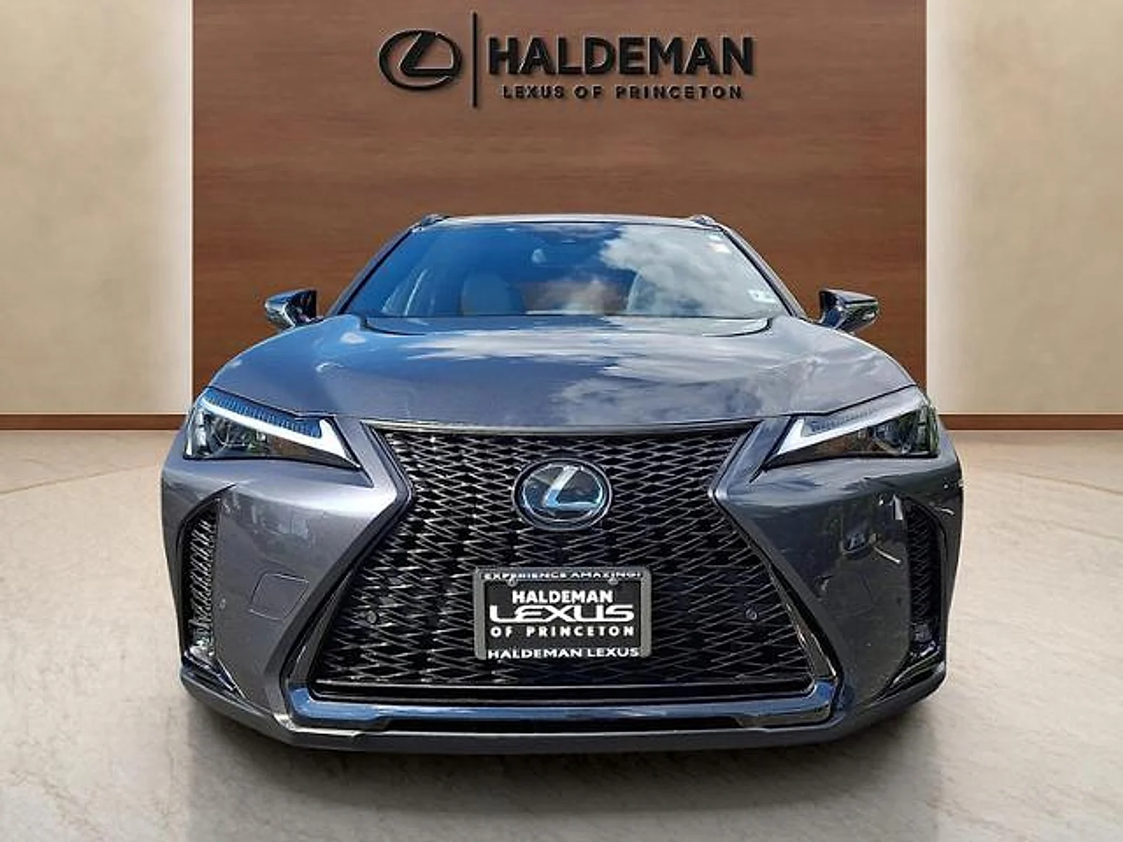 Certified Used 2024 Cloudburst Gray with Obsidian Roof Lexus F SPORT Design image 2