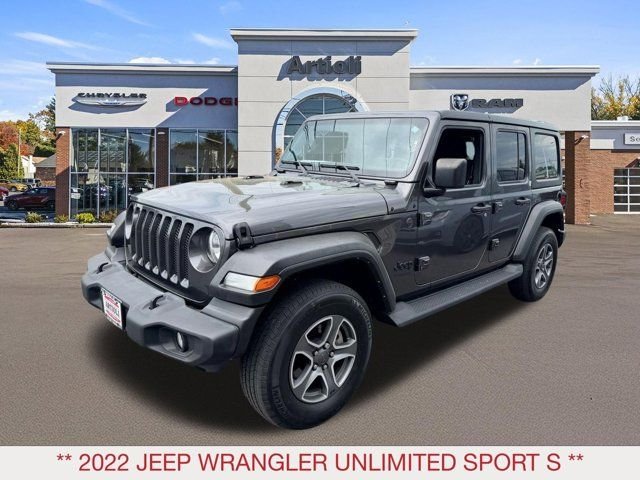 Used 2022 Gray Jeep Unlimited Sport S image 4