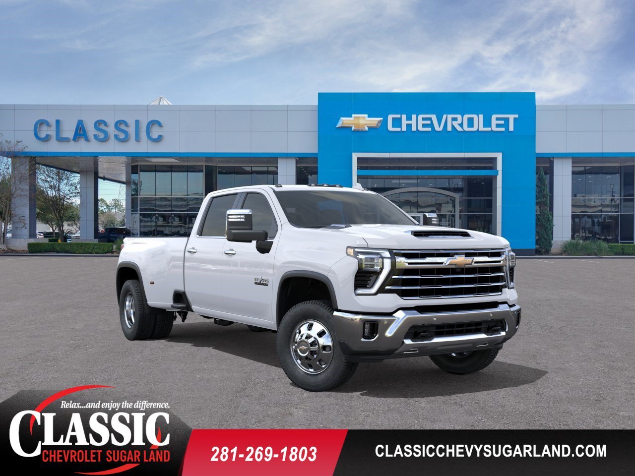 2026 Chevrolet Silverado 3500 HD LTZ DRW White at Classic Elite Chevrolet Hwy 6