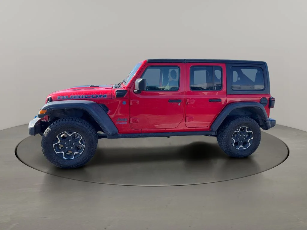 Used 2022 Red Jeep Unlimited Rubicon 4xe image 4