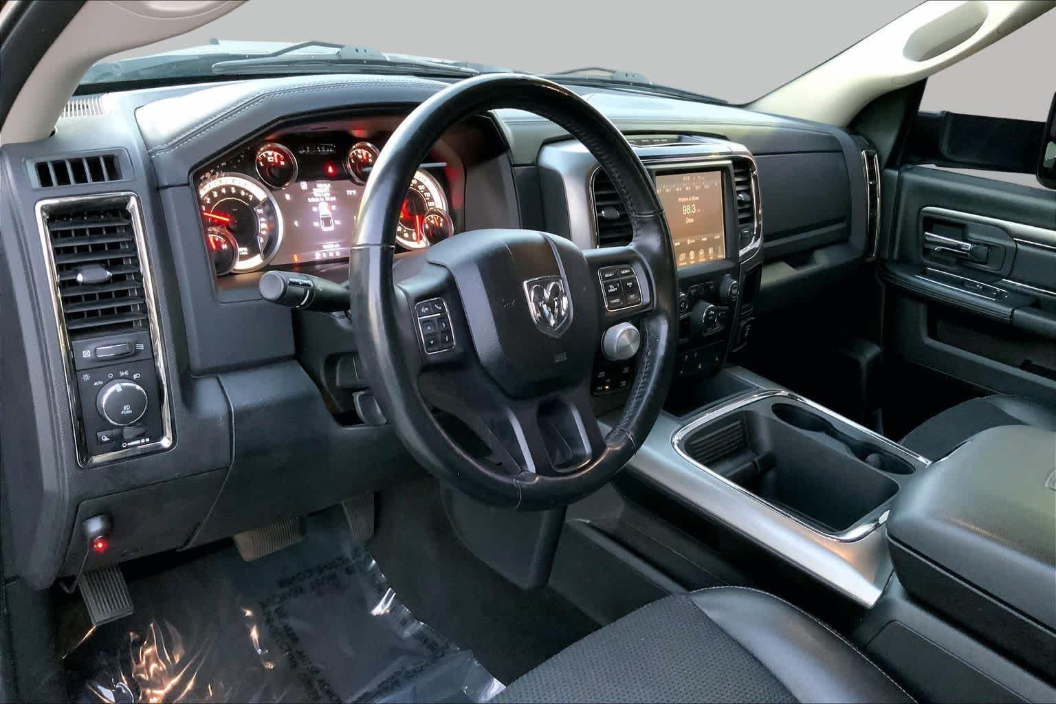 Used 2017 Brilliant Black Crystal Pearlcoat Ram Sport image 15