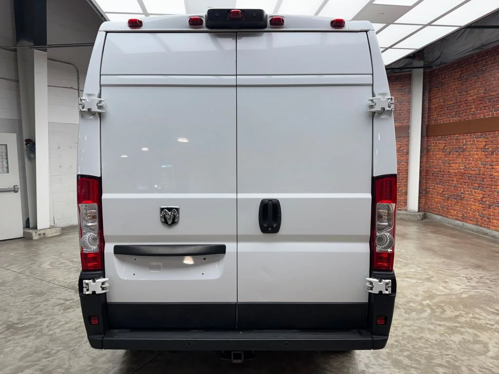 Used 2021 Bright White Clearcoat Ram High Roof image 4