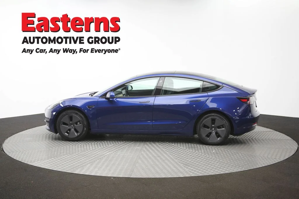 Used 2021 Blue Tesla Standard Range Plus image 55