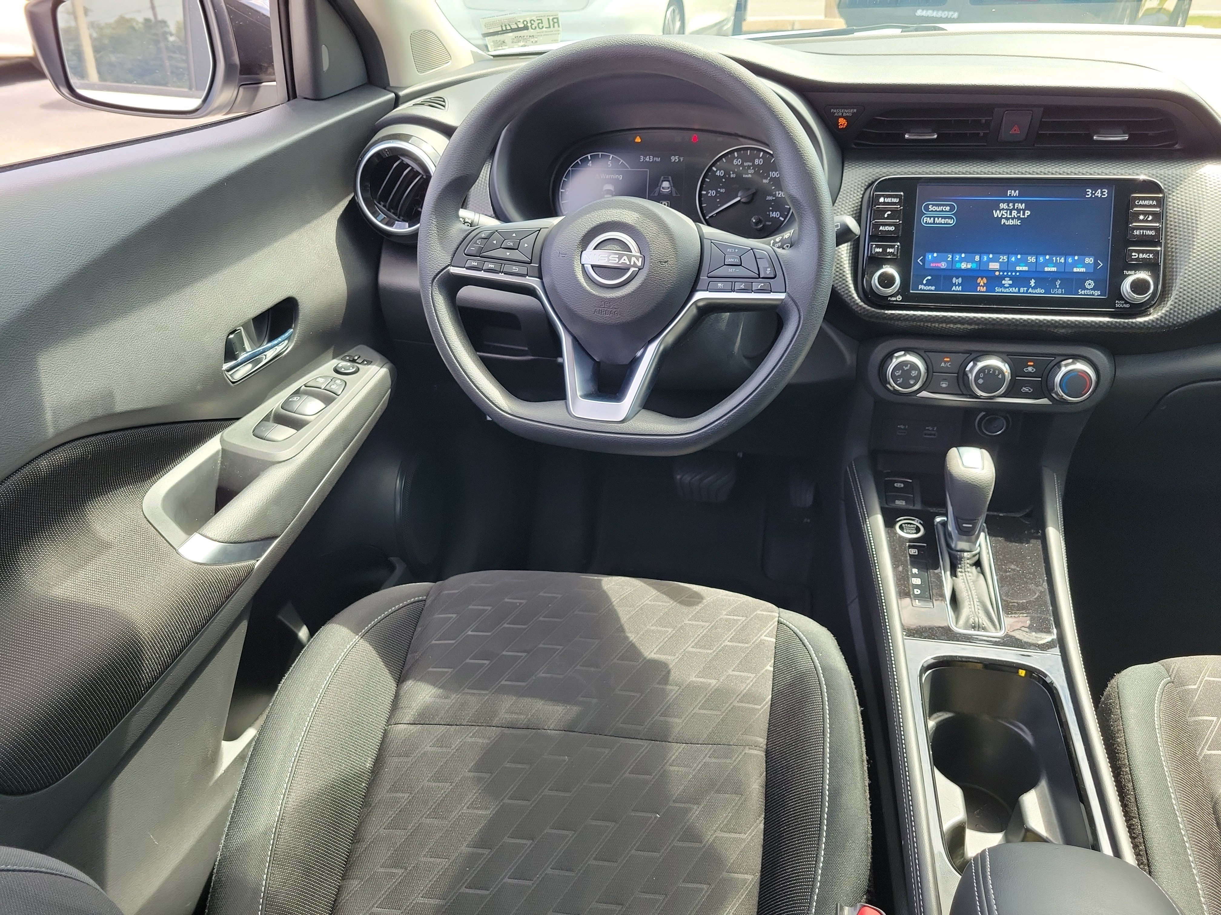 Used 2024 Aspen White Tricoat/Super Black Nissan SV image 16