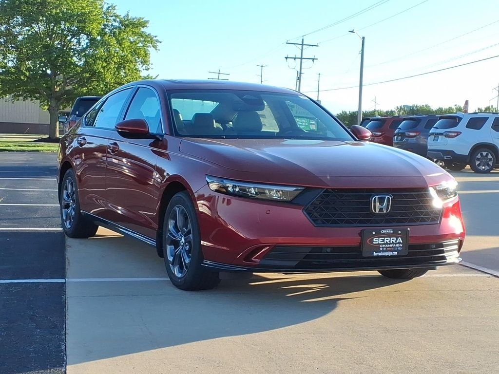 New 2026 Radiant Red Metallic Honda EX-L Hybrid image 12