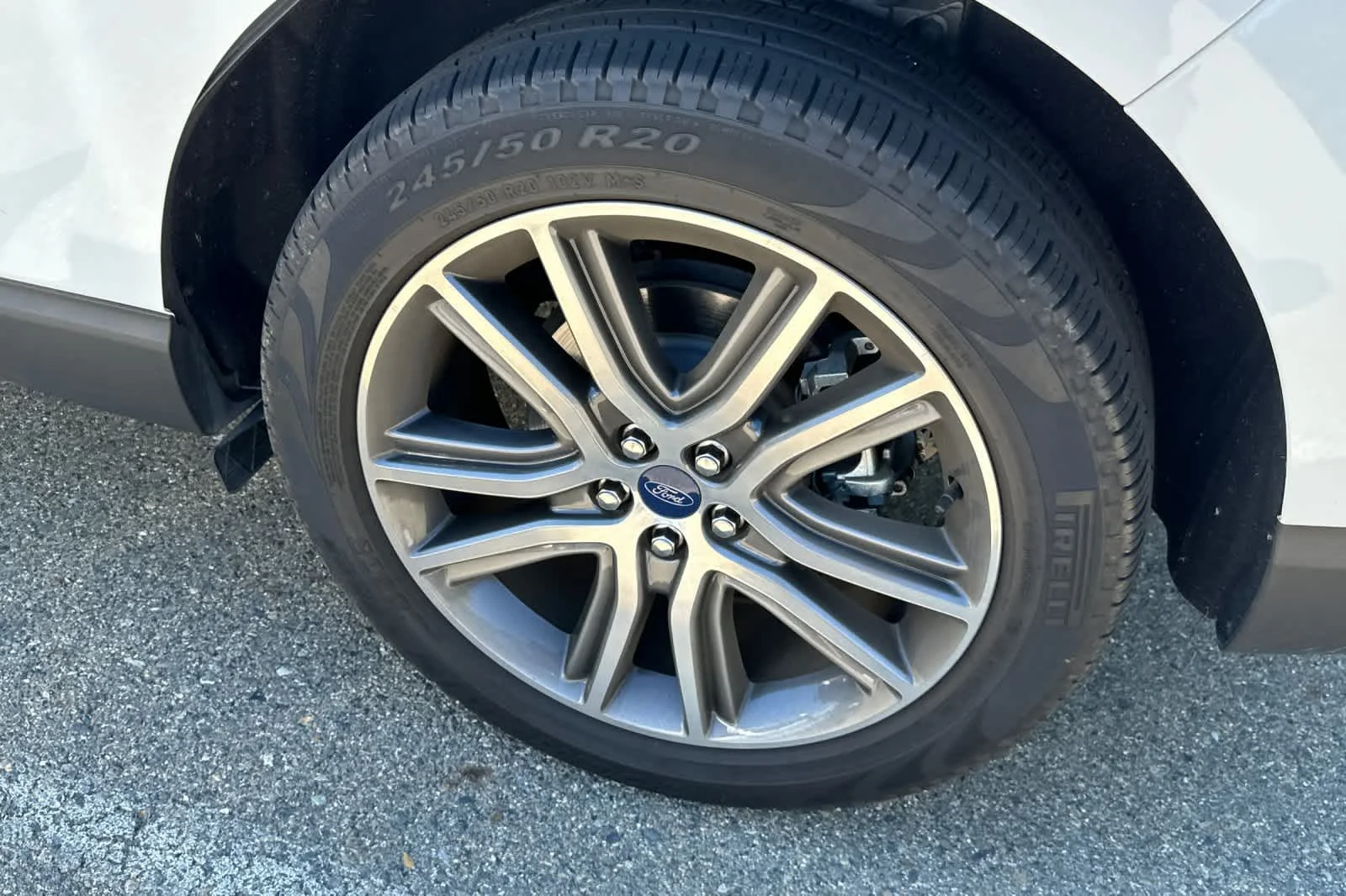Used 2020 Star White Metallic Tri-Coat Ford Titanium image 18