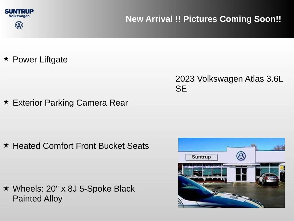 Used 2023 Gray Volkswagen 3.6L V6 SE w/Technology image 4