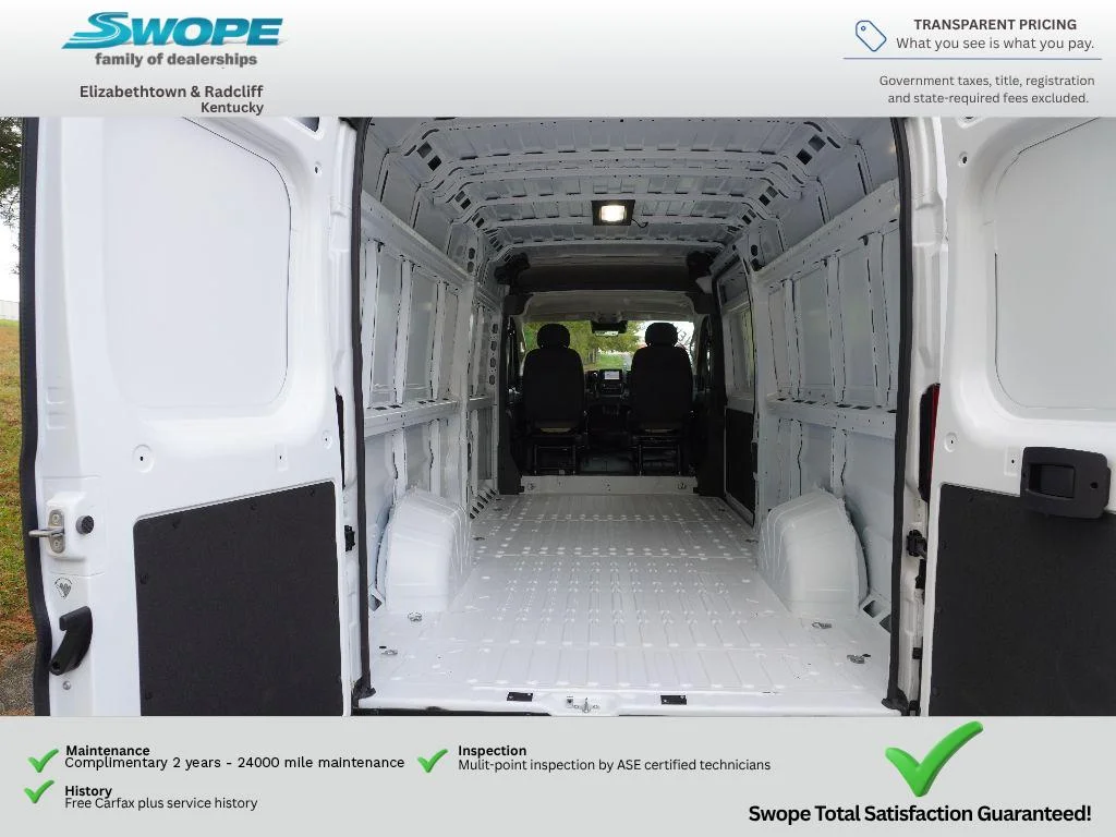 New 2025 Bright White Clear-Coat Exterior Paint RAM Tradesman image 9