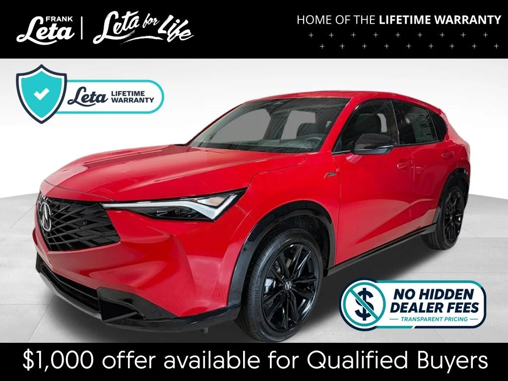 New 2026 Red Acura A-Spec Advance Package image 1