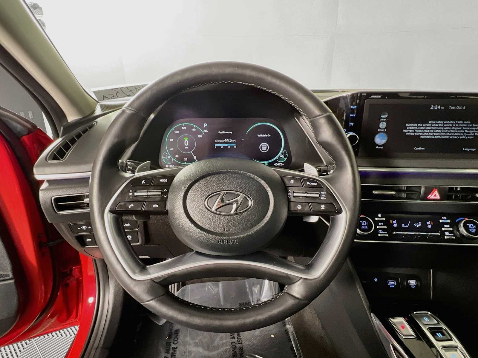 Used 2021 Calypso Red Hyundai Limited image 11
