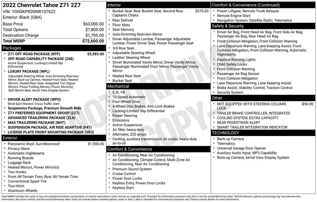 Used 2022 Black Chevrolet Z71 image 23