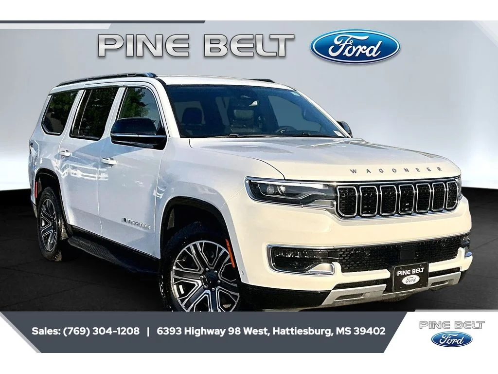 Used 2024 Bright White Clearcoat Jeep Series II image 1