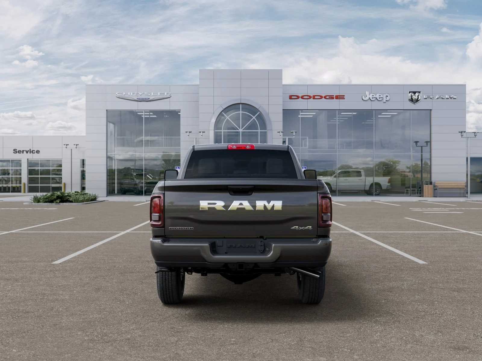 New 2026 Granite Crystal Metallic Clear-Coat Exterior Paint RAM Big Horn image 33