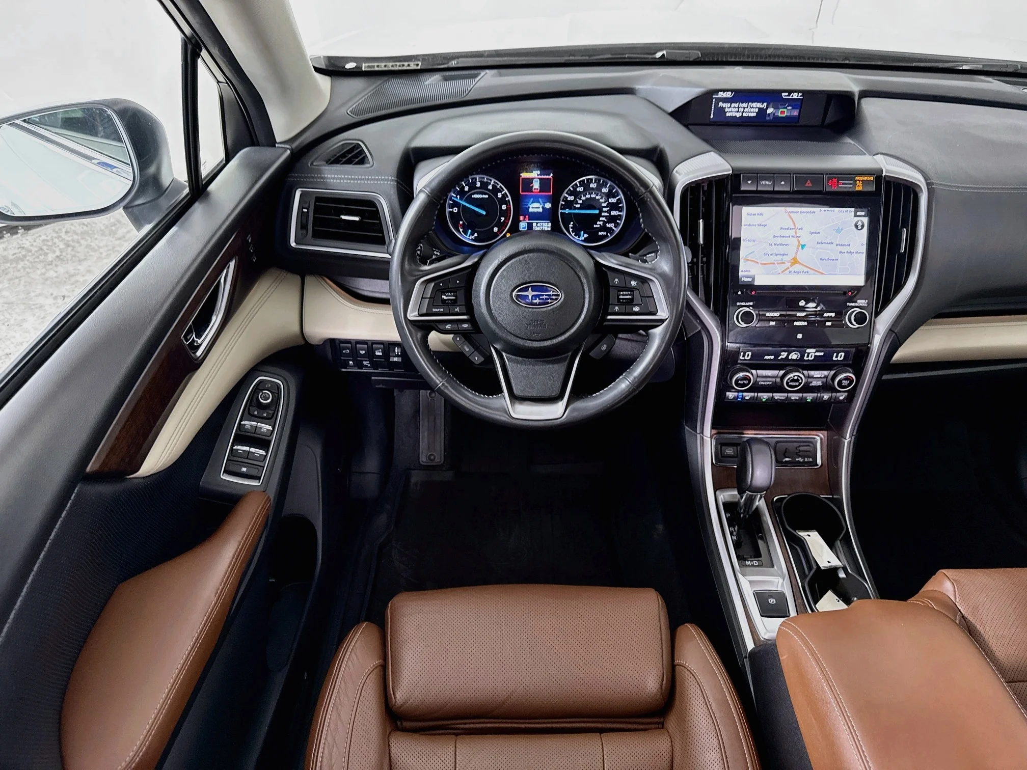 Used 2021 Crystal White Pearl Subaru Touring image 4